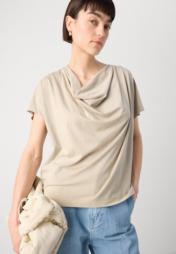 TEE - Print T-shirt - moss gray2