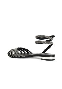 CAFèNOIR Ballerinaskor med remmar - nero