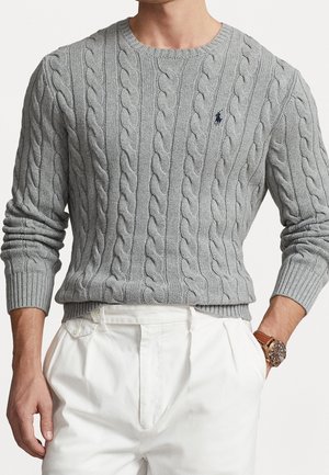 Pullover - mottled grey