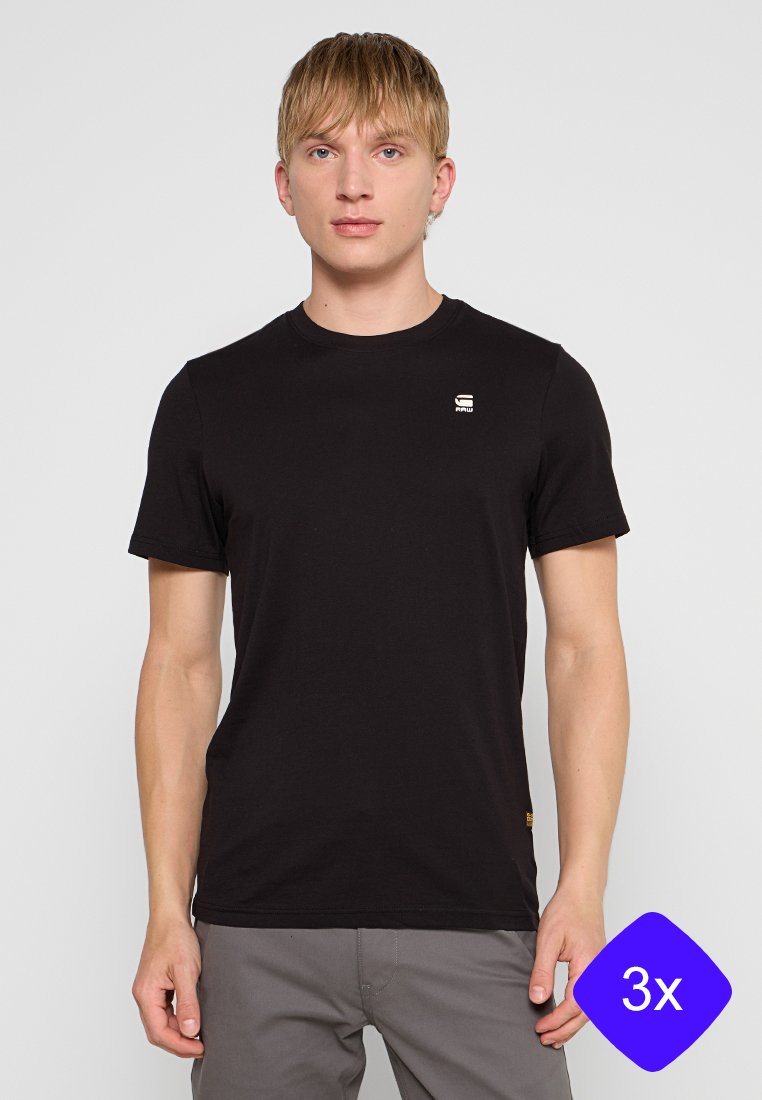 G-Star T-shirt basic zwart G-Star T-shirt basic zwart