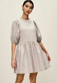 Next PUFF SLEEVE MINI - REGULAR FIT - Trikoomekko - grey