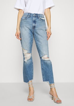 GOOD VINTAGE SIDE STEP - Relaxed fit jeans - blue