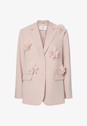 YAS, BLAZER YASMIMI FLOWER - Abrigo corto - rose smoke
