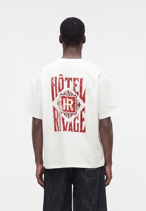 Burocs, OVERSIZE HOTEL EMBLEM - T-shirt imprimé - white