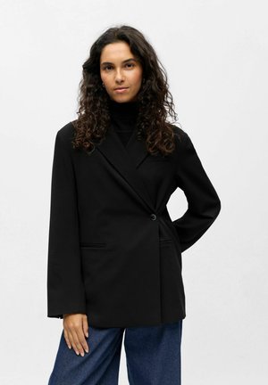 Object Halflange jas - black