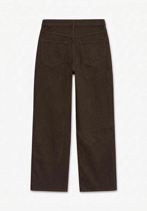 Vero Moda, WIDE-FIT JEANS VMTESSA HIGH RISE WIDE LEG FIT JEANS - Jean droit - chocolate torte