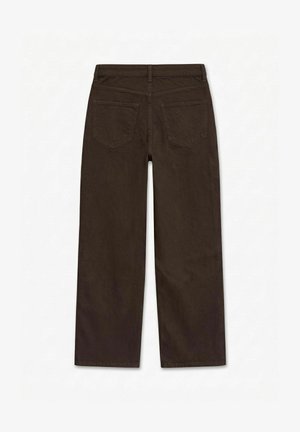 Vero Moda, WIDE-FIT JEANS VMTESSA HIGH RISE WIDE LEG FIT JEANS - Jean droit - chocolate torte