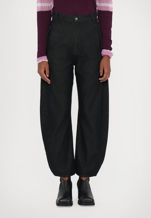 Henrik Vibskov SHADE PANTS - Džinsi ar platām starām - dark denim