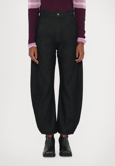 Henrik Vibskov SHADE PANTS - Pernera ancha - dark denim