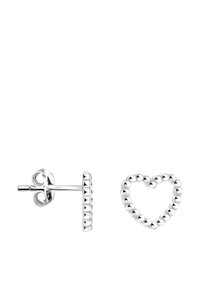 STECKER HEART - Örhänge - silver coloured