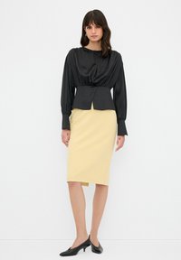 adL GATHERED - Camicetta - black
