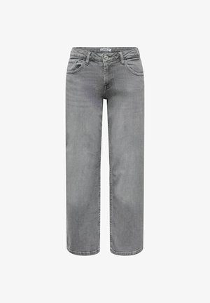 ONLY Petite, JEANS MIT WEITEM BEIN ONLJULLES NIEDRIGE TAILLE GERADE GESCHNITTEN JEANS - Coupe large - light grey denim