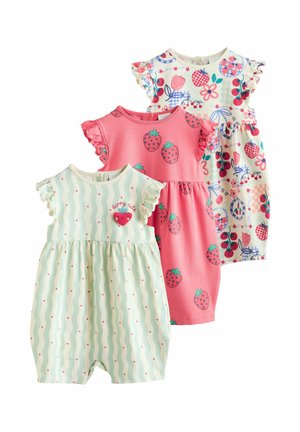 Next, REGULAR FIT - ROMPERS 3 PACK - Tuta jumpsuit - red strawberry printed