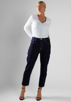 HIGH RISE - Vaqueros rectos - raw denim