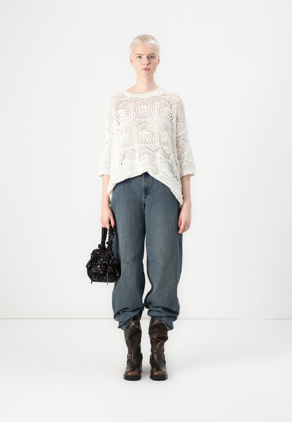 ONLBEA LIFE LOOSE O NECK - Jumper - cloud dancer2