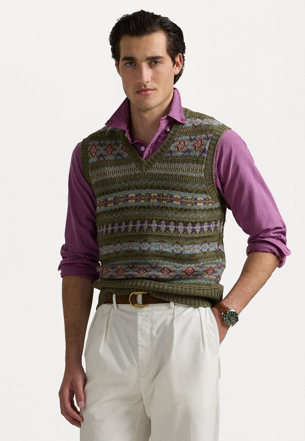 Jumper - olive combo