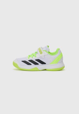 COURTFLASH CF - Multicourt Tennisschuh - white/core black/lucid lemon