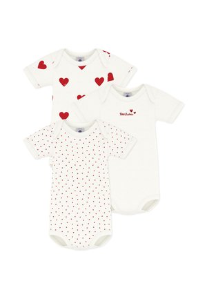 Petit Bateau 3 PACK - Body - white