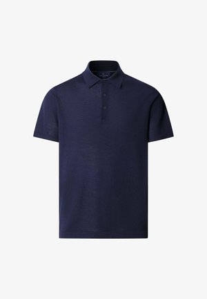 Hackett London, HACKETT LONDON POLO SHIRT MERINO SILK SS POLO - Polokošeľa - old navy