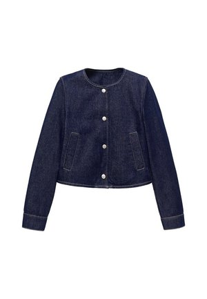 WITH POCKETS - Denim jacket - blue