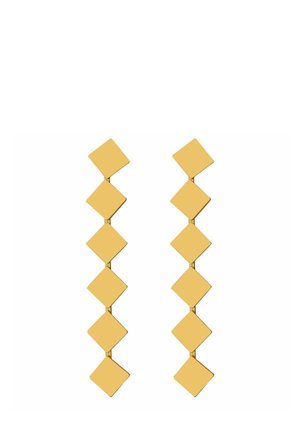 LANGE MIT GEOMETRISCHEN ANHÄNGERN - Ohrringe - gold-coloured