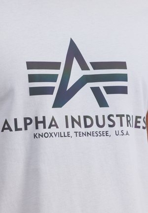 Alpha Industries, RAINBOW REF - T-Shirt print - pastel grey