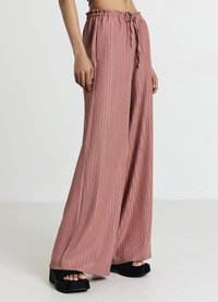 Calliope IN RILIEVO - Stoffhose - rosa fard