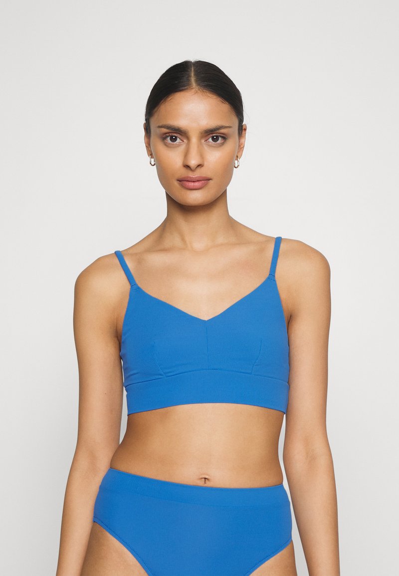 Lindex SWIM BRA LINE WIRE Bikini top blue/royal blue Zalando.ie