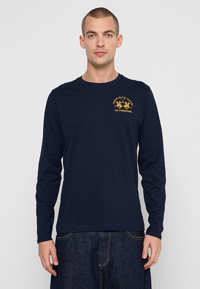 LA MARTINA Longsleeve donkerblauw LA MARTINA Longsleeve donkerblauw