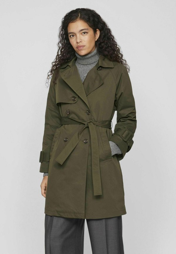 TAILLENGÜRTEL - Trenchcoat - forest night