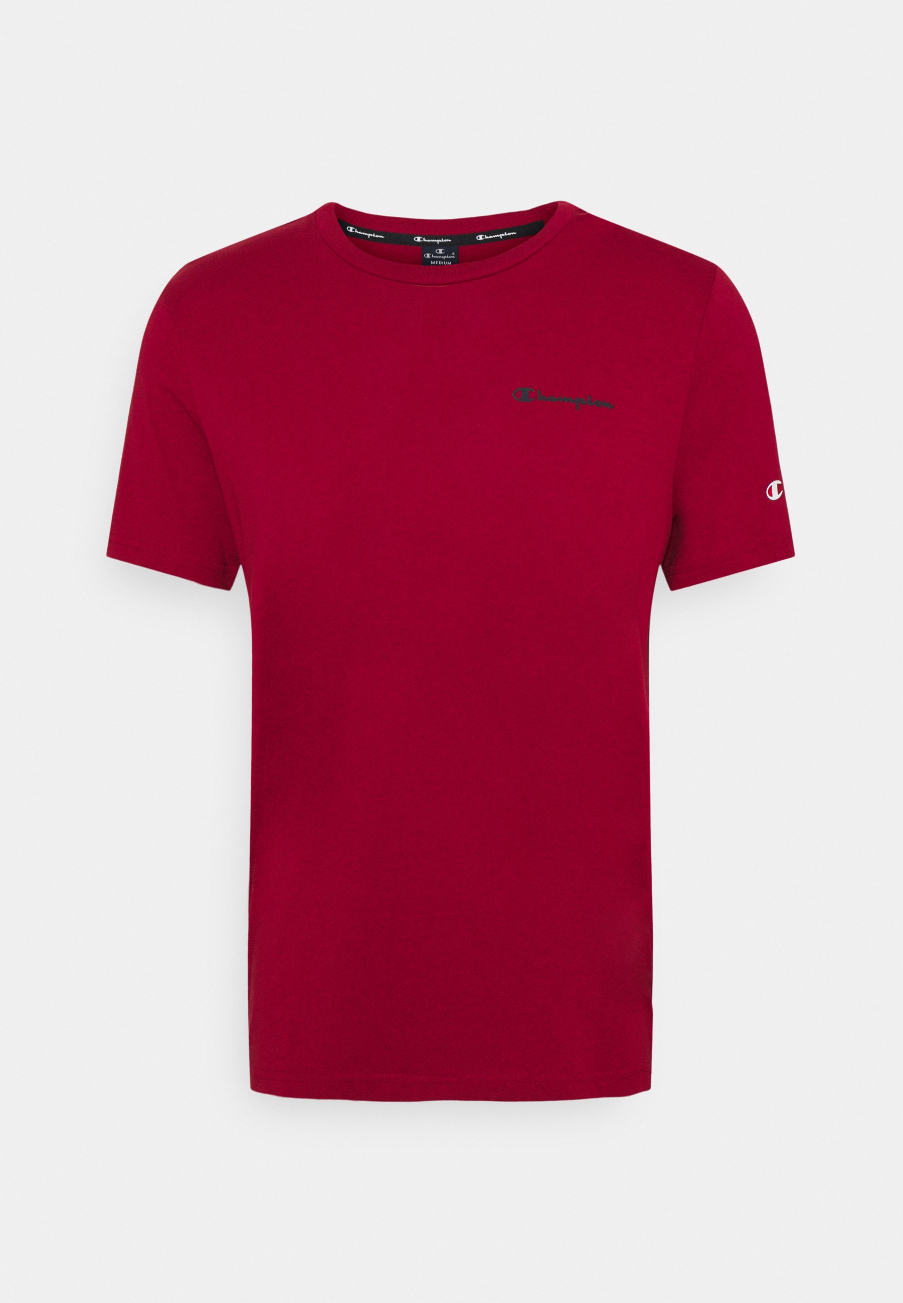 red white and blue champion shirt