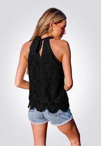 Cupshe SLEEVELESS - Blusa - black