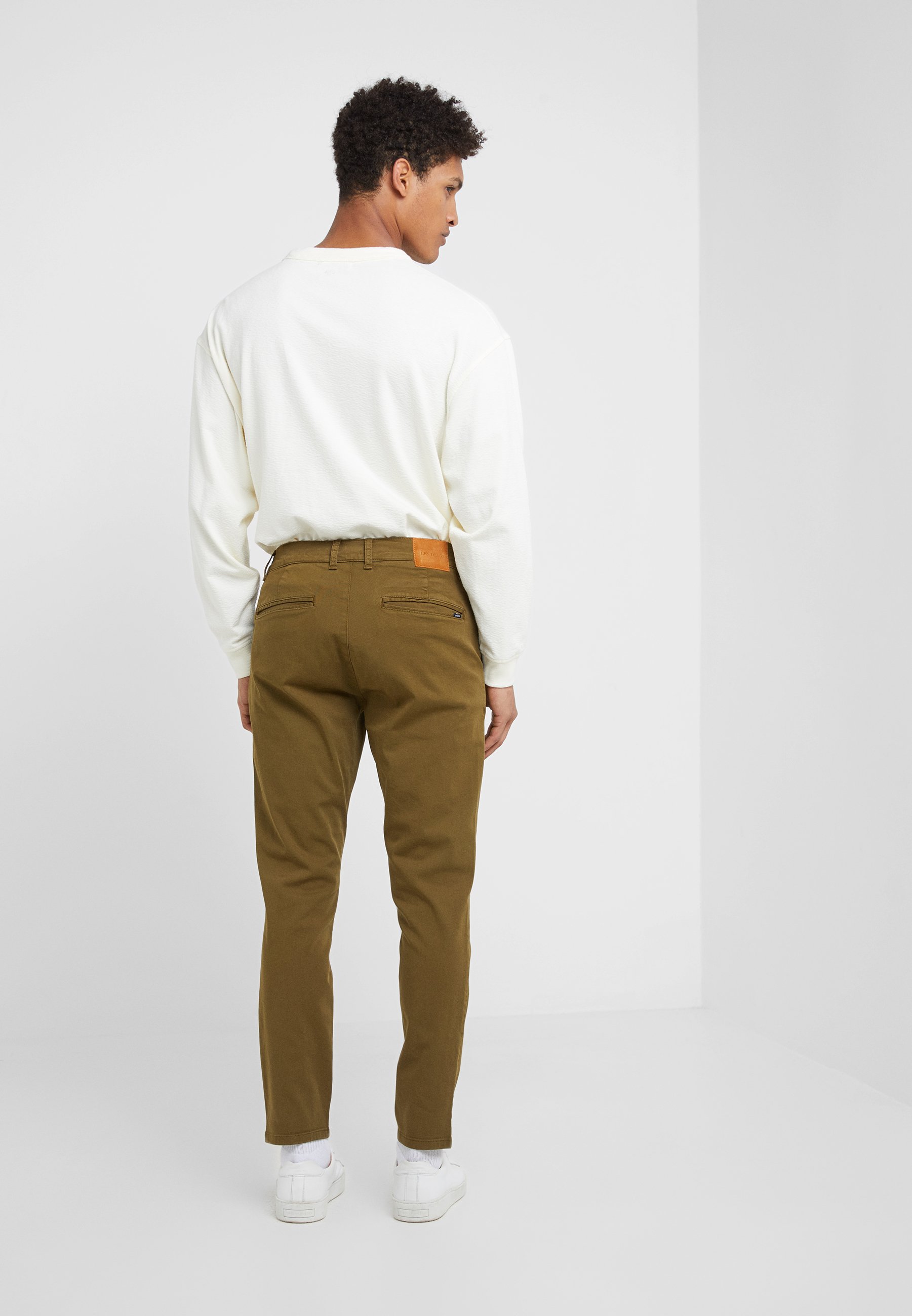 dark olive chinos
