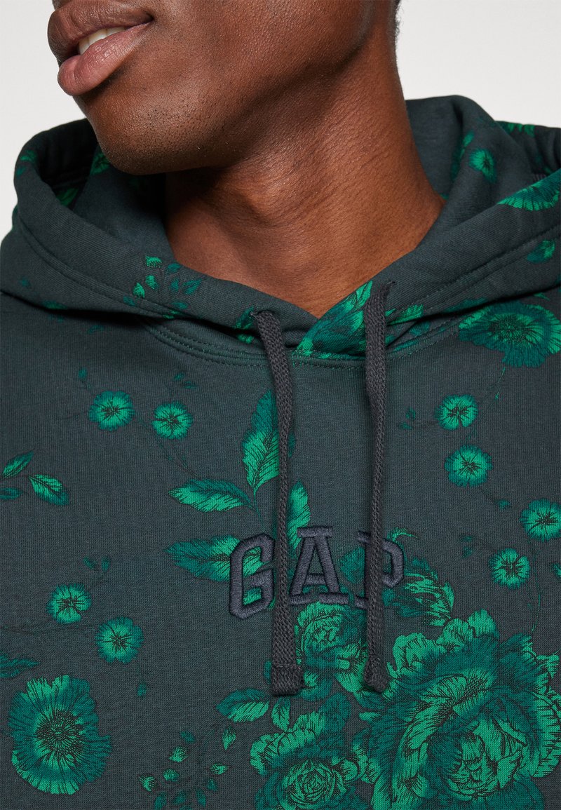 green gap mini logo hoodie