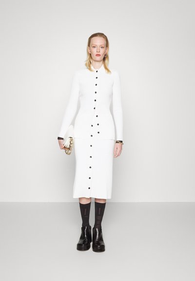 Proenza Schouler White Label BUTTON FRONT SKIRT - Φούστα σε γραμμή Α - cream