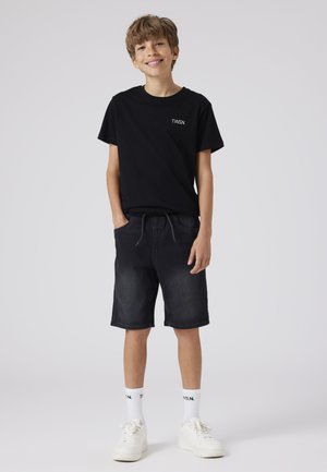 Pantaloni scurți din denim - dark grey denim