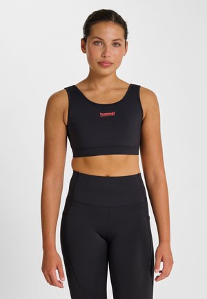 Sports-BH'er med medium støtte - black