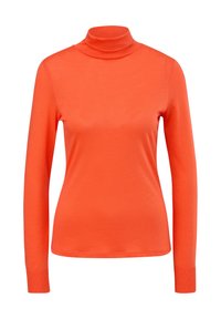 comma MIT TURTLENECK - Maglietta a manica lunga - orange