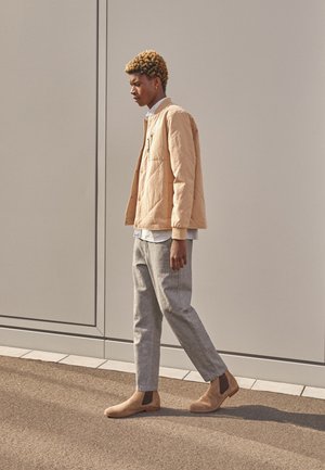 LEATHER - Stivaletti - taupe