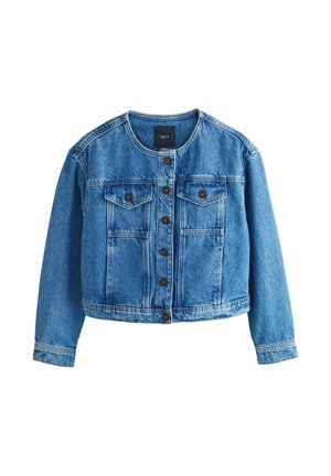 REGULAR FIT - COLLARLESS - Spijkerjas - denim dark blue