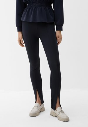 s.Oliver MIT ZIERNAHT - Legging - navy