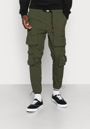 JJIACE JJPLUTO - Pantaloni cargo - forest night