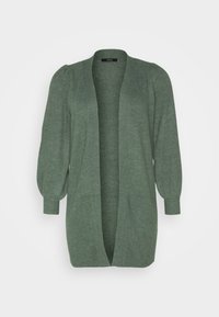 VMRUBELLEFILE LONG CARDIGAN - Cardigan - laurel wreath melange