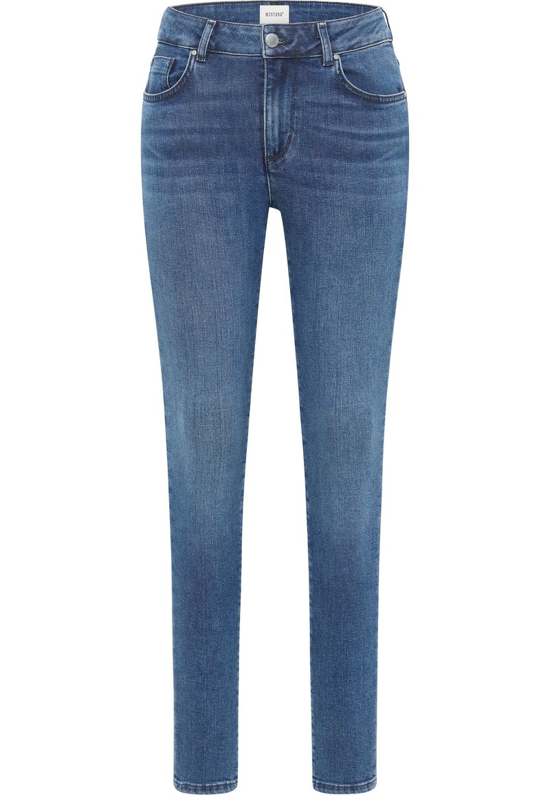 mustang Slim fit jeans blauw denim/bluedenim