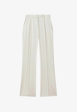 Reiss REGULAR FIT - MILLIE FLARED - Stoffhose - cream