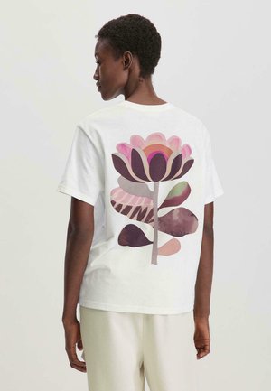 OVERSIZE - T-Shirt print - naturweiss