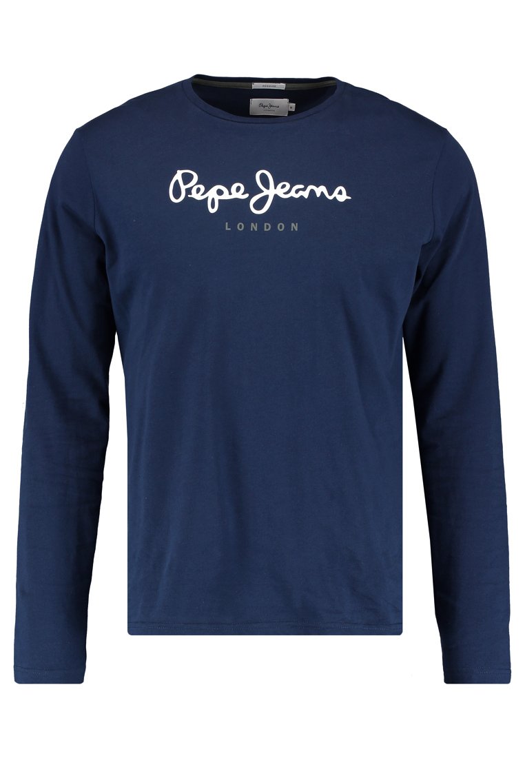 Pepe jeans EGGO LONG Marino - Envío gratis | Spartoo.es ! - textil Camisetas  manga larga Hombre 25,40 €