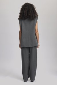 Gestuz JOELLE PINSTRIPE PANTS - Kalhoty - grey