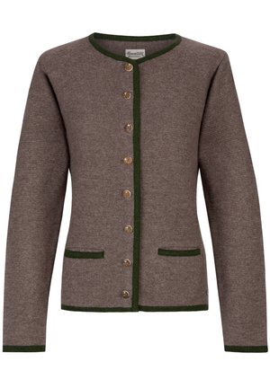 Stockerpoint CARO - Cardigan - trüffel-moosgrün