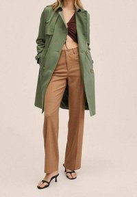 Mango Trench - khaki